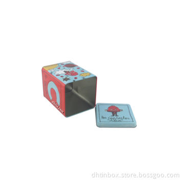 square tin, square box, square gift box